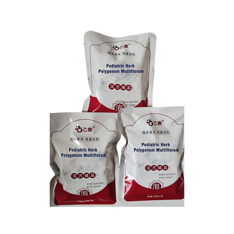 What effect does the children's herbal polygonum multiflorum bath bag have on relieving nighttime crying?